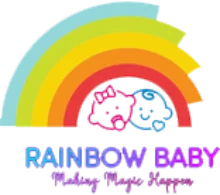 Rainbow baby scans Logo DC Landing Page