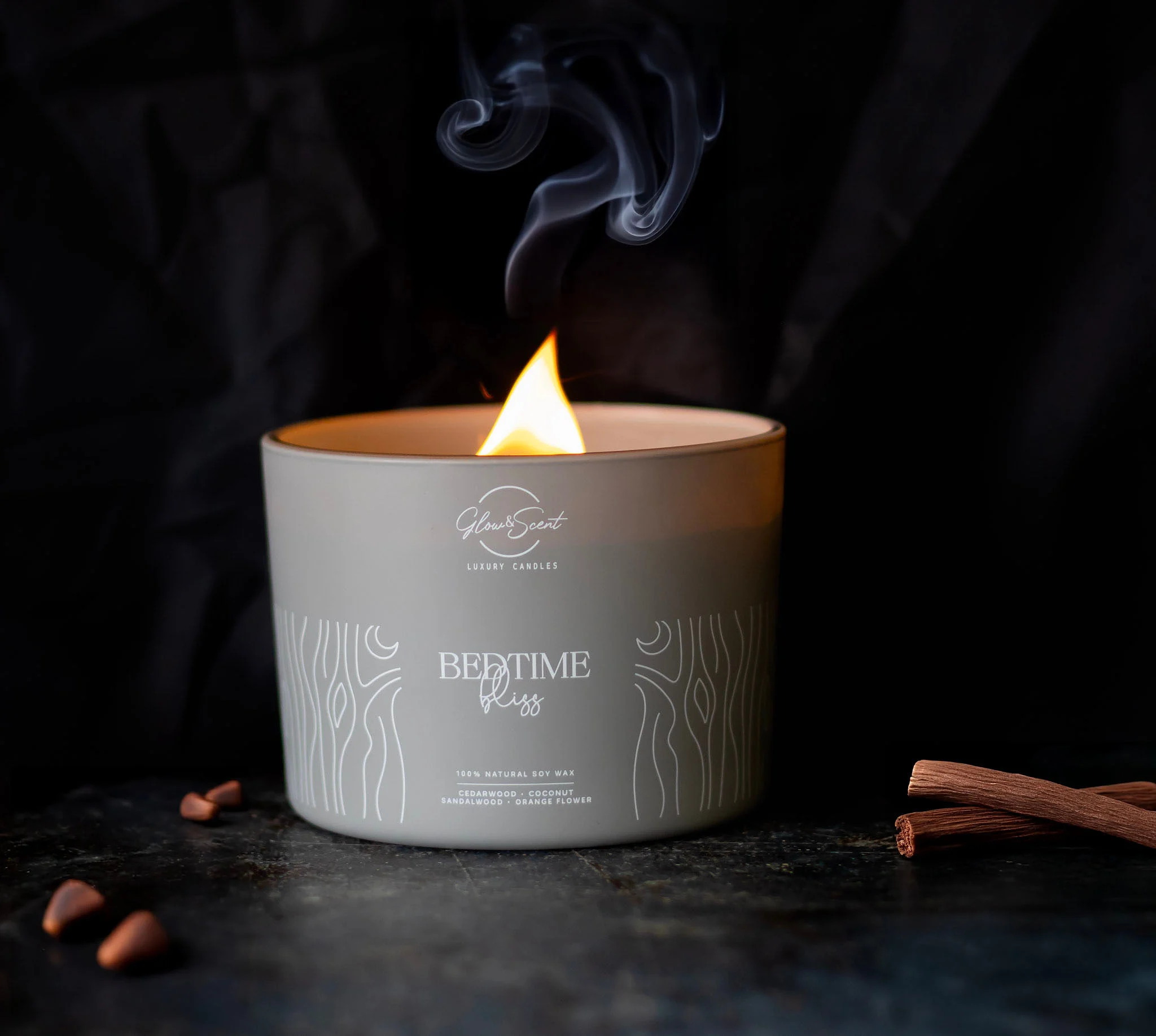 Glow and sent candles